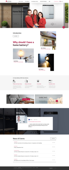 LG新能源網站設計賞析 專業代理與用戶體驗的完美融合